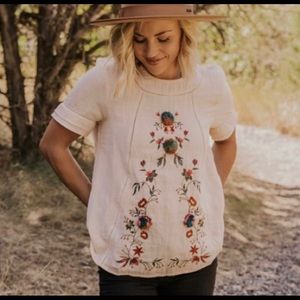 Roolee Adley Embroidered Blouse